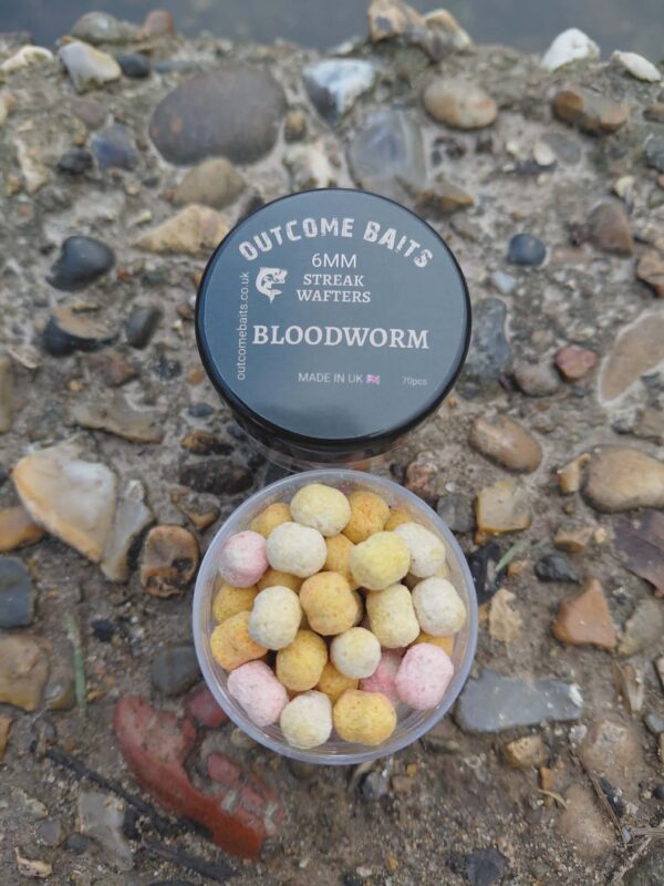 BLOODWORM WAFTERS 6mm STREAK / DUO TWO COLOURS